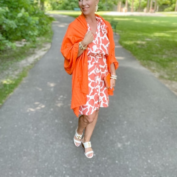 LOFT Silk Dress Animal Print - Small - Picture 2 of 5